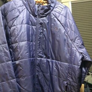The North Face Blue Performance Jacket Quilted Insulation have multiple sizes